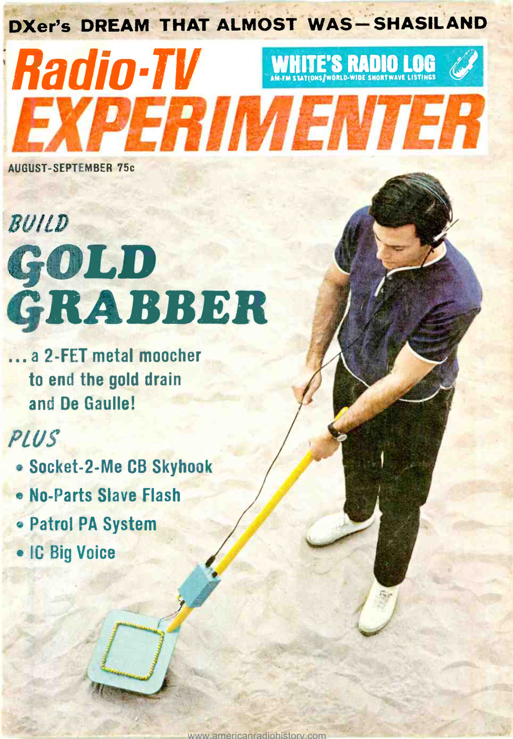 Hadiotv EXPERIMENTER AUGUST -SEPTEMBER 75C