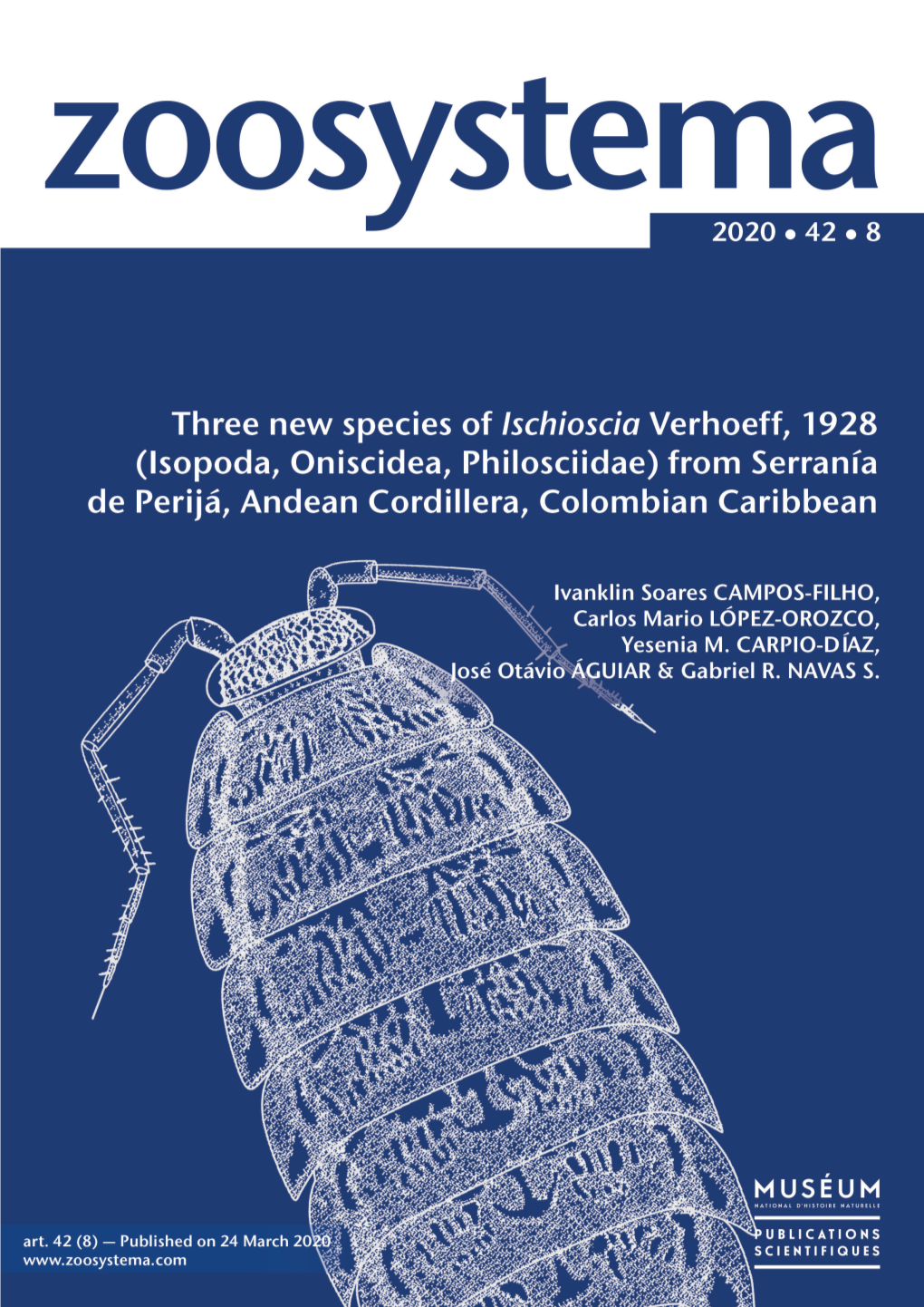 Isopoda, Oniscidea, Philosciidae) from Serranía De Perijá, Andean Cordillera, Colombian Caribbean