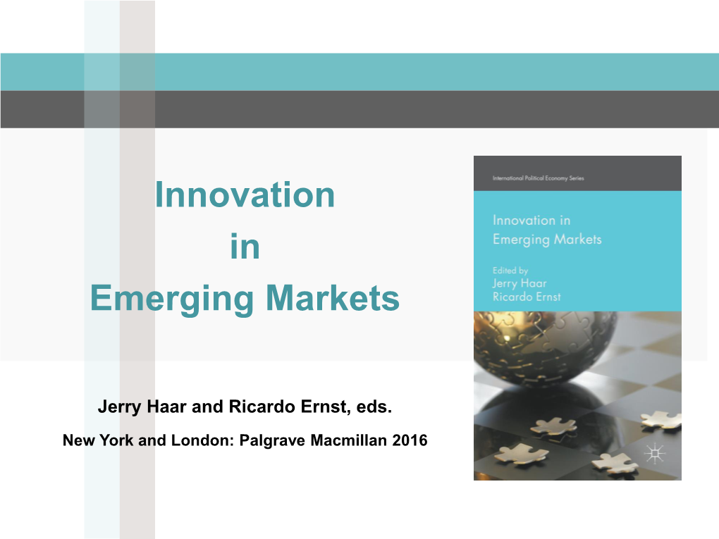 Innovation in Emerging Markets