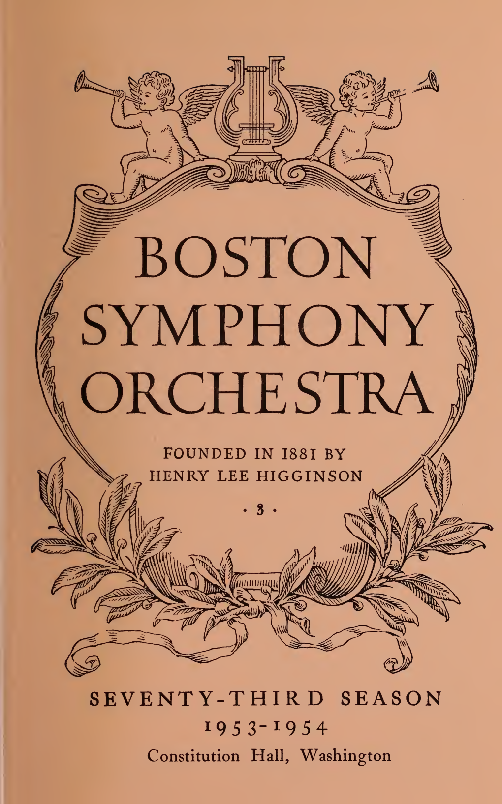 Boston Symphony Orchestra Concert Programs, Season 73, 1953