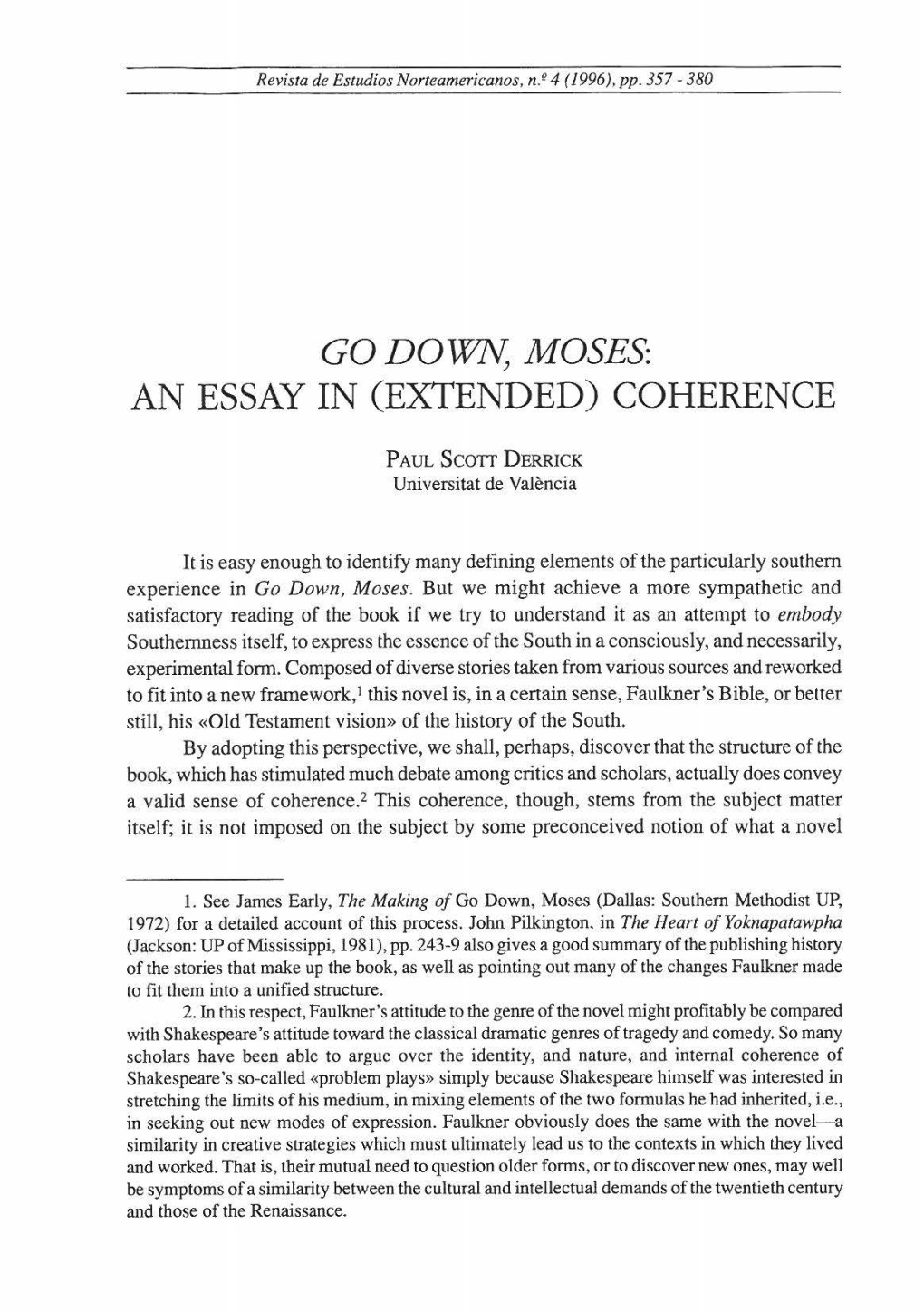 An Essay in (Extended) Coherence