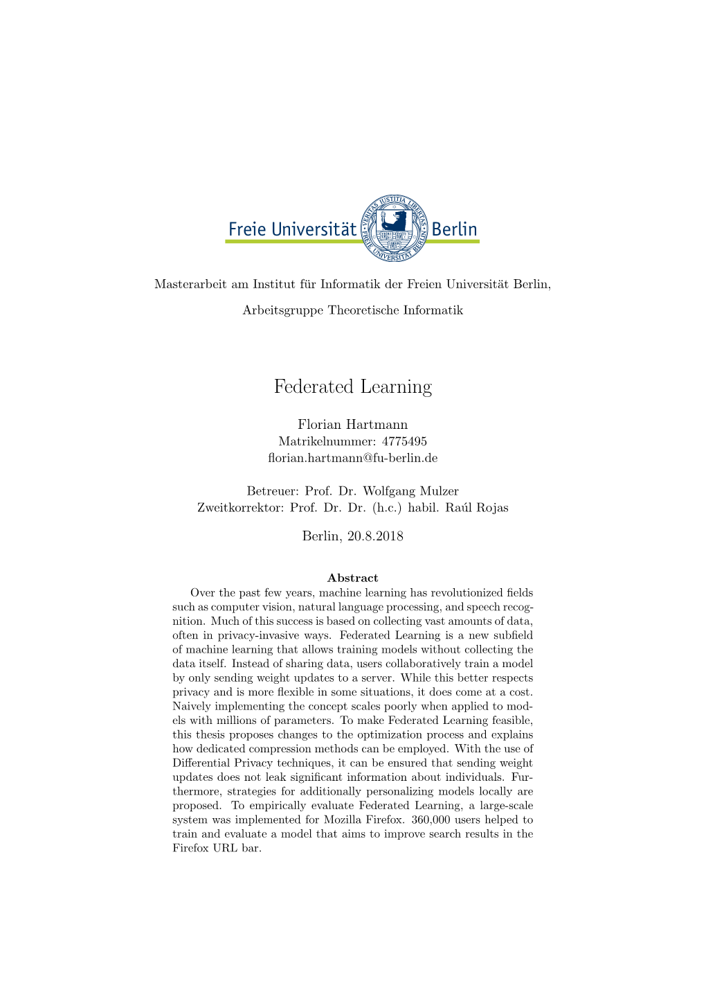 Federated Learning