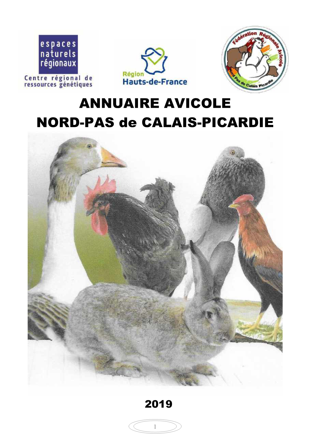 ANNUAIRE AVICOLE NORD-PAS De CALAIS-PICARDIE