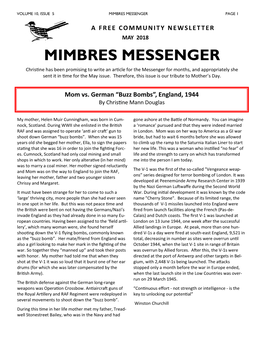 Mimbres Messenger Page 1