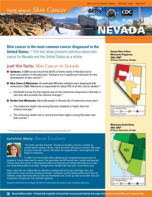 Facts About Skin Cancer: Nevada (PDF)