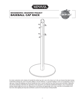Baseball Cap Rack
