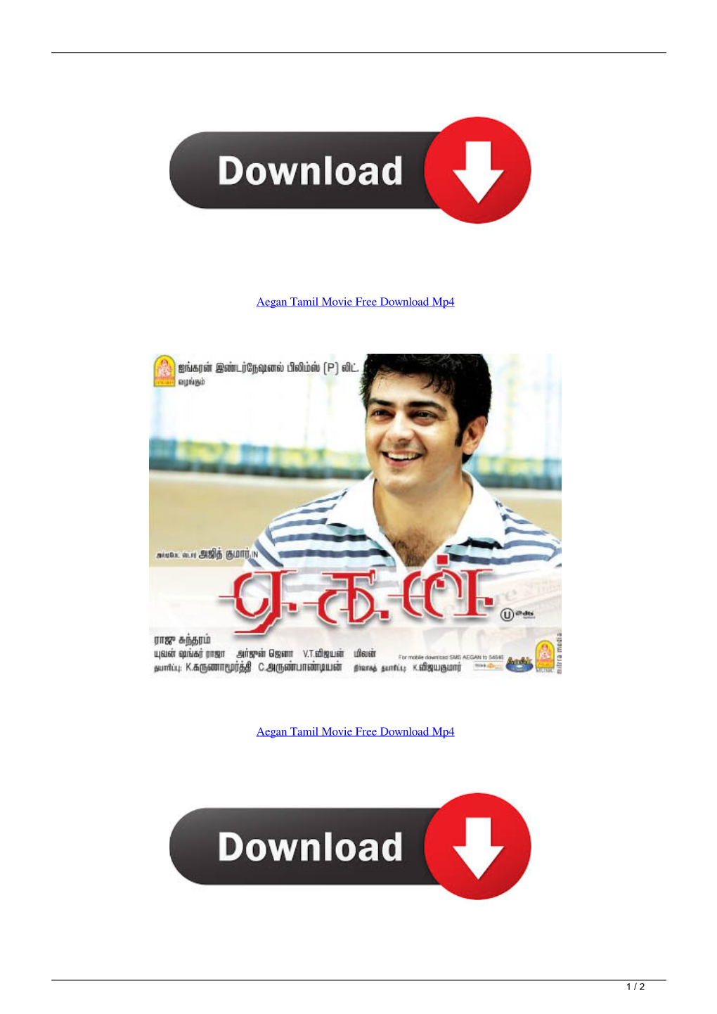 Aegan Tamil Movie Free Download Mp4