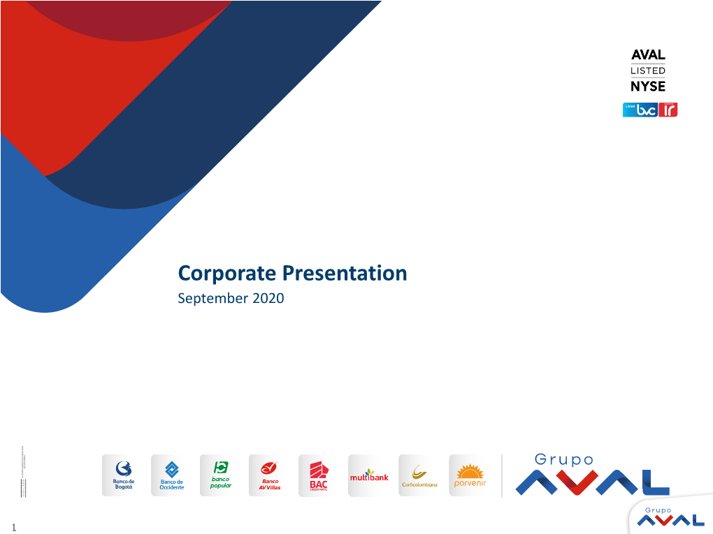 Corporate Presentation September 2020
