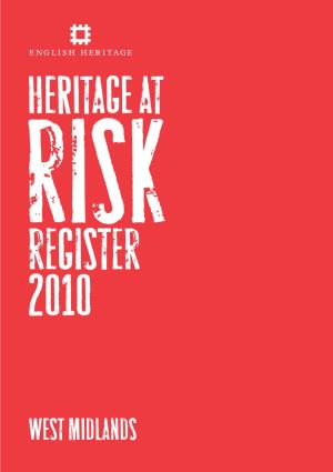 Heritage at Risk Register 2010 / West Midlands