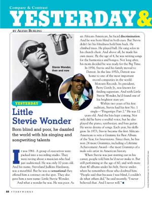 Little Stevie Wonder, He’D Found One of His Brightest Stars Yet