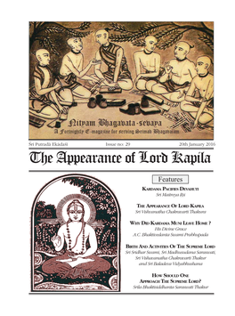 The Appearance of Lord Kapila