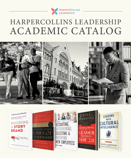 Academic Catalog 2 Harpercollins Leadership (Leadership & Business Titles