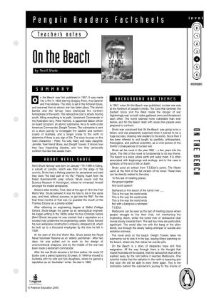 On the Beach 4 5 by Nevil Shute 6