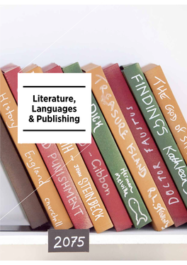 Literature, Languages & Publishing