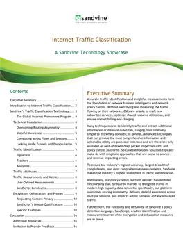Internet Traffic Classification