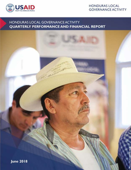 Honduras Local Governance Activity /// Quarterly Performance and Financial Report