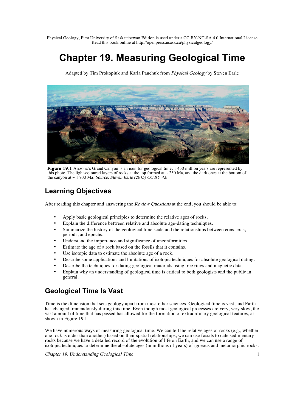 Chapter 19. Measuring Geological Time