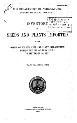 Seeds and Plants * Imported