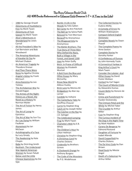 The Rory Gilmore Book Club All 408 Books Referenced in Gilmore Girls (Seasons 1-7 + a Year in the Life)