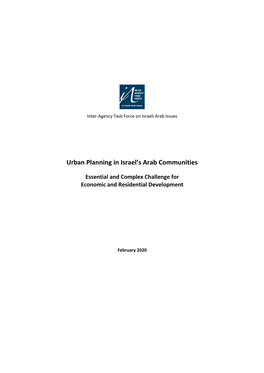 Urban Planning in Israel's Arab Communities