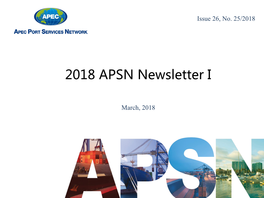 2018 APSN Newsletter I