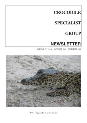 Crocodile Specialist Group Newsletter Alternative-Energy Guru Dr