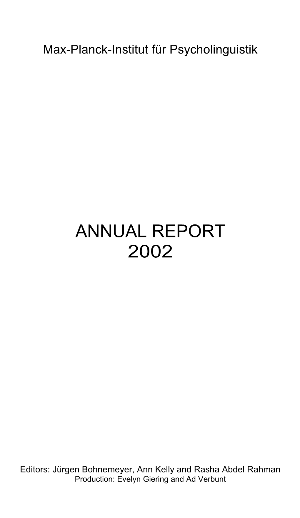 Annual Report 2002