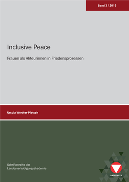 Inclusive Peace