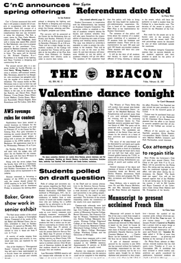 Valentine Dance Tonight Ann Konczinski, Dennis English, Eliot Rosenbaum and Ed Liskey