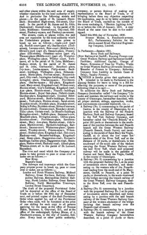 6556 the London Gazette, November 25, 1890