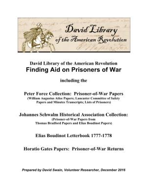 Finding Aid on Prisoners of War