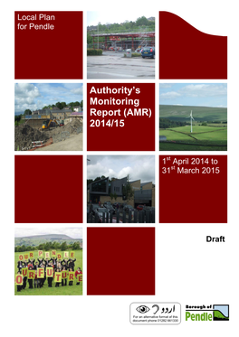Authority's Monitoring Report (AMR) 2014/15