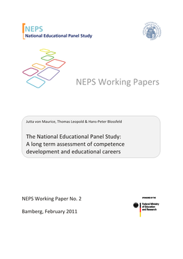 NEPS Working Papers