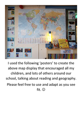 Year 4 Superhero-Map-Display PDF File