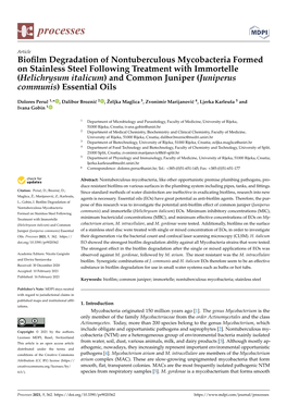 Biofilm Degradation of Nontuberculous Mycobacteria