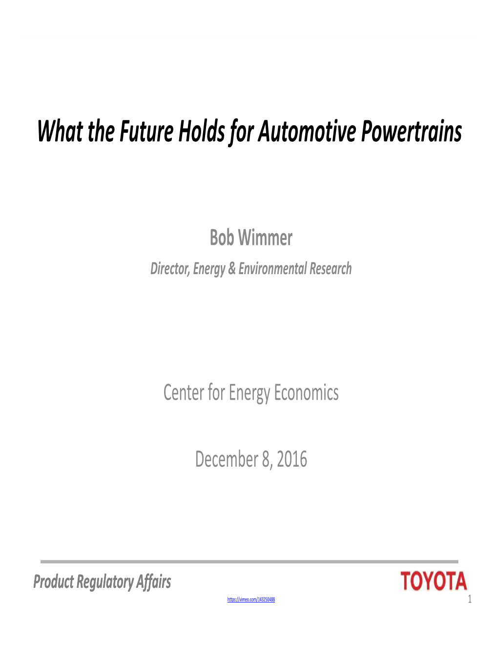 What the Future Holds for Automotive Powertrains