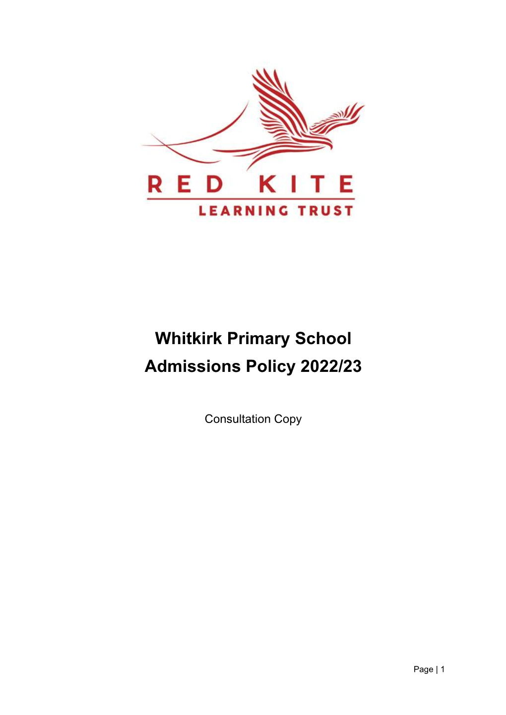 Whitkirk Primary School Admissions Policy 2022/23