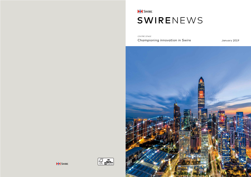 Championing Innovation in Swire January 2019