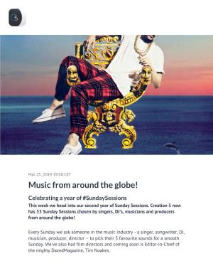 Music from Around the Globe!