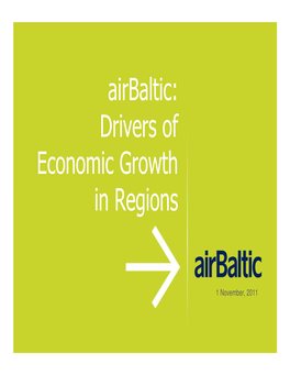 Airbaltic: Drivers of Economic Growth in Regions