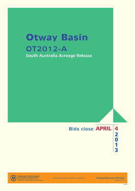 Otway Basin Acreage Release OT2012-A