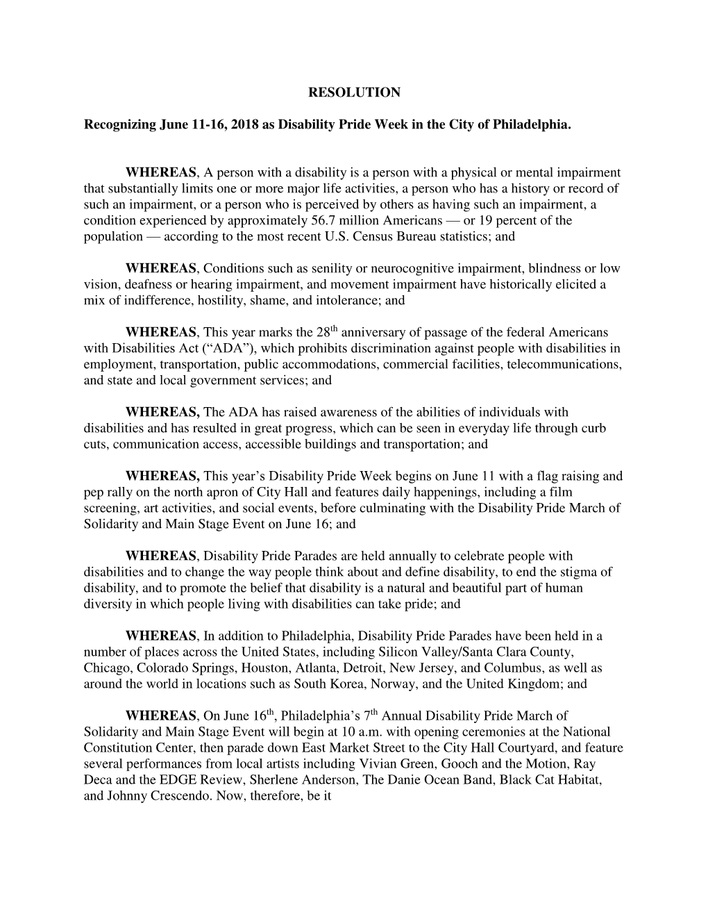 Authorizing the Philadelphia City Council Committee on Public