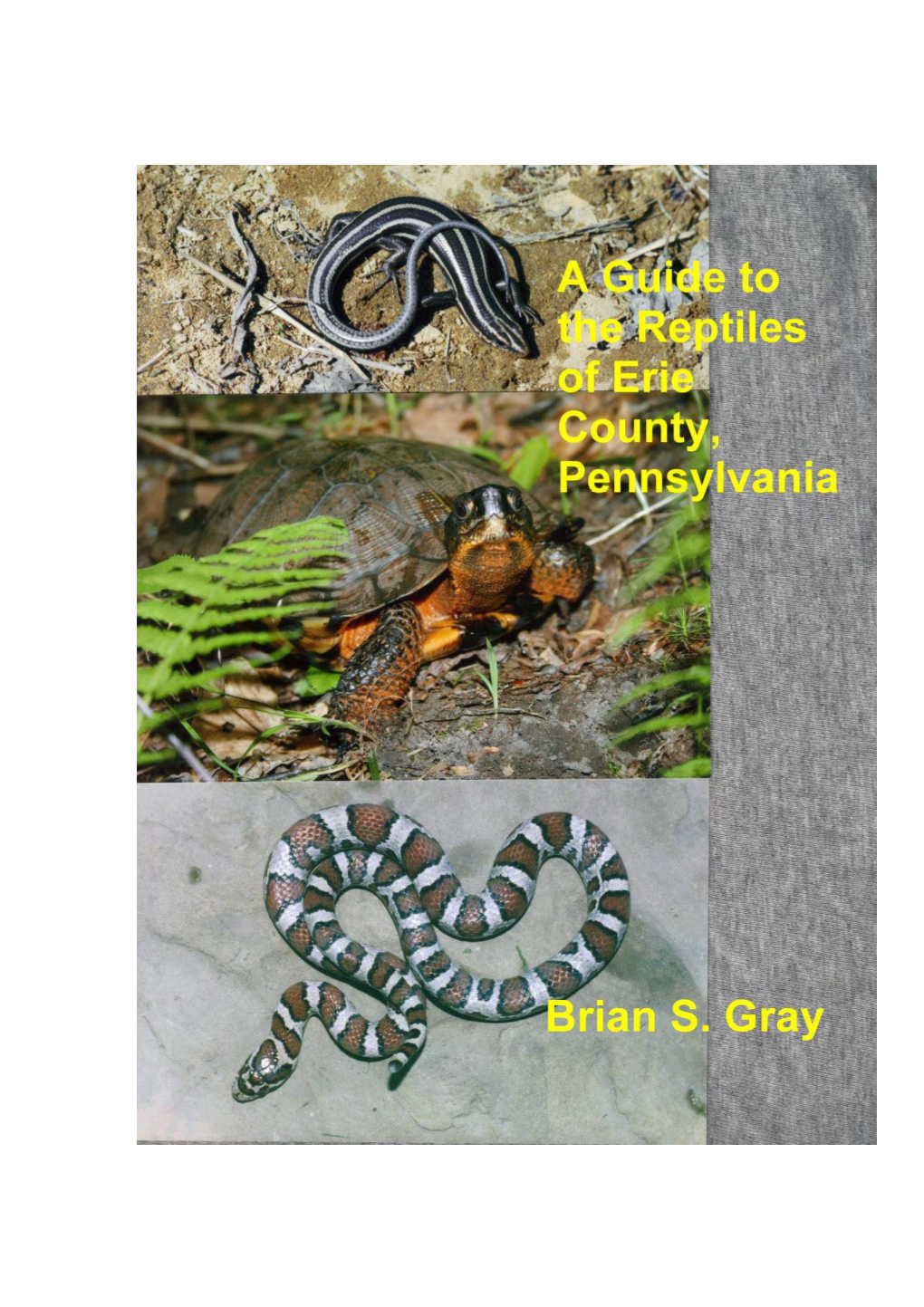 A Guide to the Reptiles of Erie County, Pennsylvania