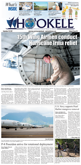 15Th Wing Airmen Conduct Hurricane Irma Relief