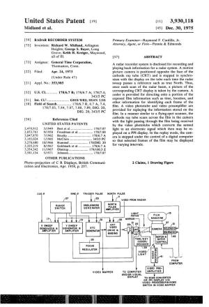 United States Patent 19 11 3,930,118 Midland Et Al