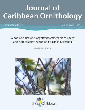 Journal of Caribbean Ornithology Vol. 33:22–32. 2020