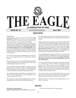 The Eagle – 2007 April