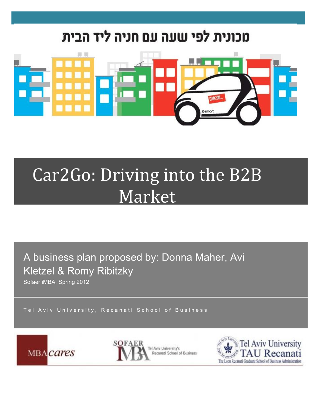 Car2go: Driving Into the B2B