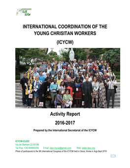 (ICYCW) Activity Report 2016-2017