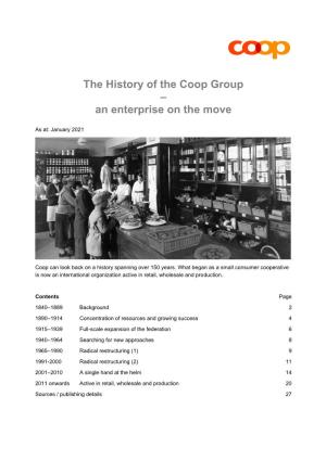 The History of the Coop Group – an Enterprise on the Move